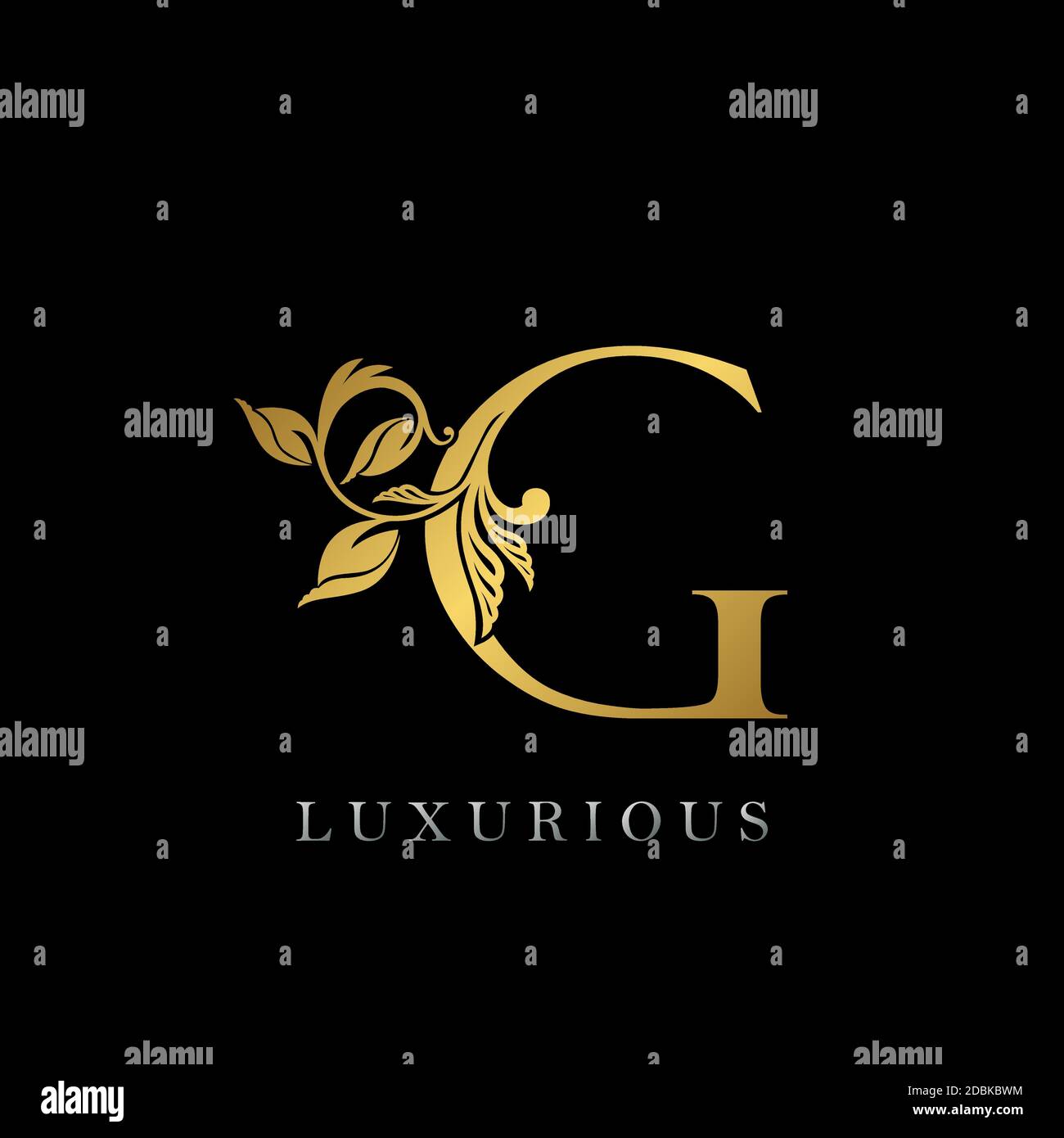 Golden Letter G Luxury Logo Icon, Vintage Design Template Stock Vector ...