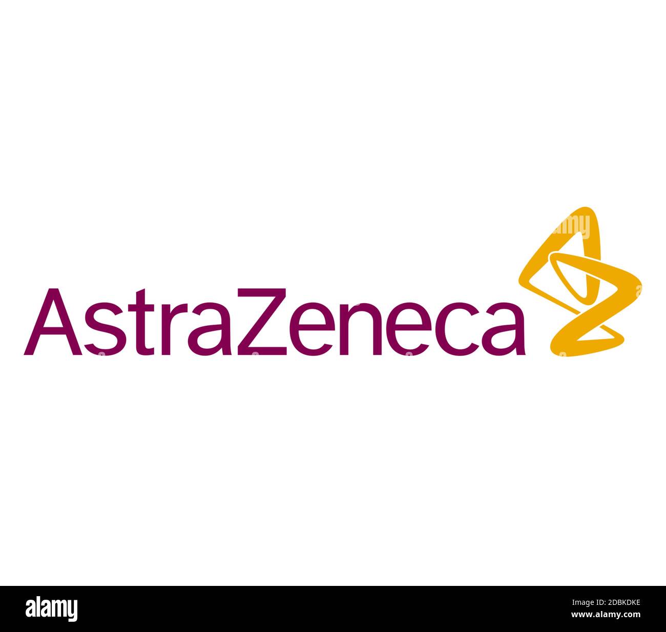 AstraZeneca logo Stock Photo