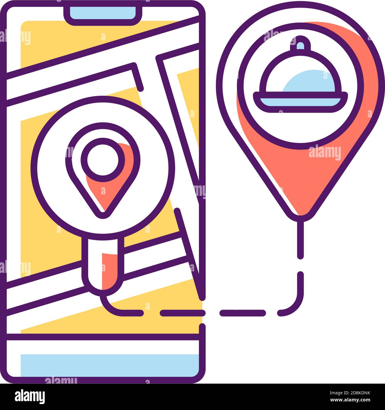 Real-time order tracking RGB color icon Stock Vector Image & Art - Alamy 