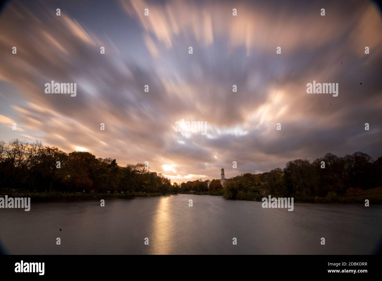 Campus in sunset hi-res stock photography and images - Alamy