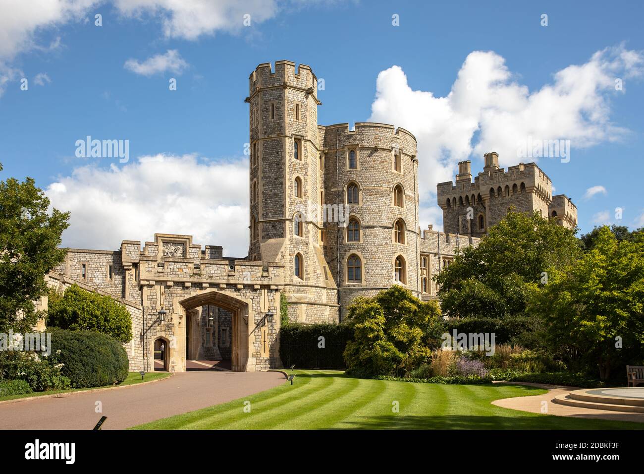 Windsor castle, In Windsor, Berkshire, Uk Stock Photo