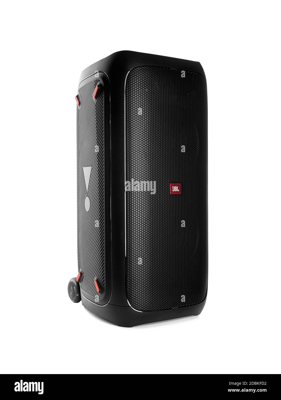 JBL Partybox 310 on a white background. Stock Photo