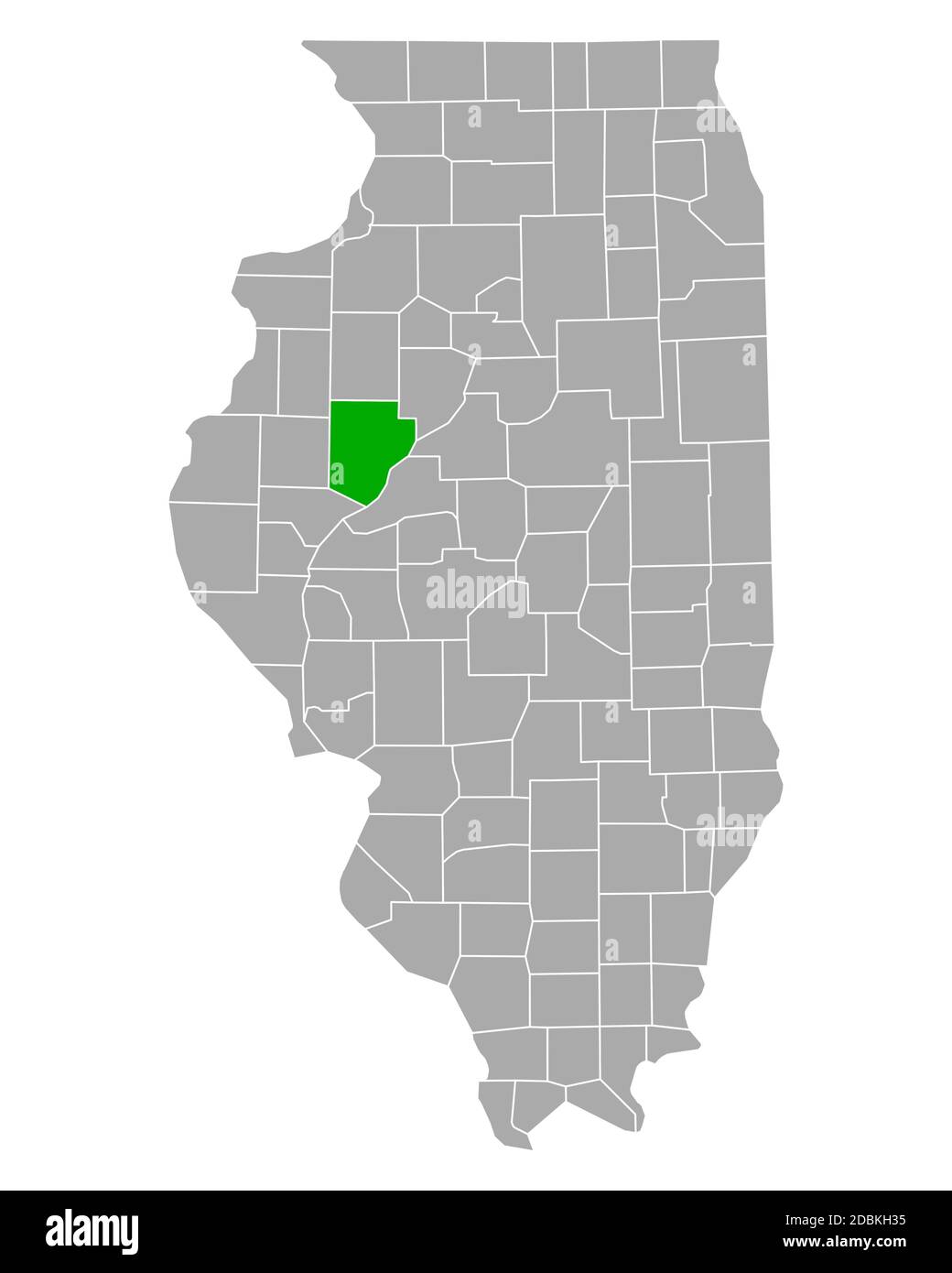 Map of Fulton in Illinois Stock Photo Alamy