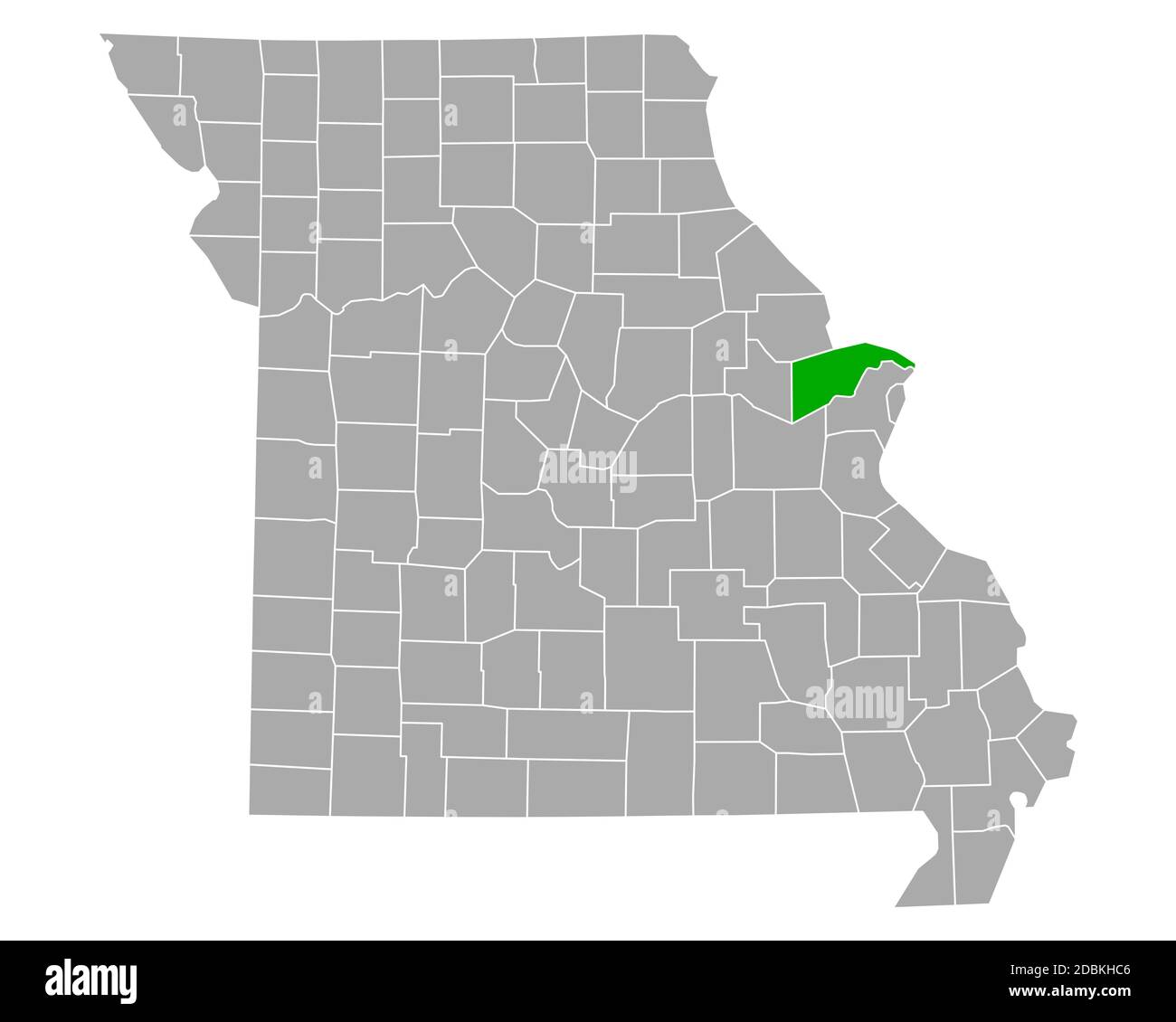 Map Of St Charles Missouri High Resolution Stock Photography and Images ...