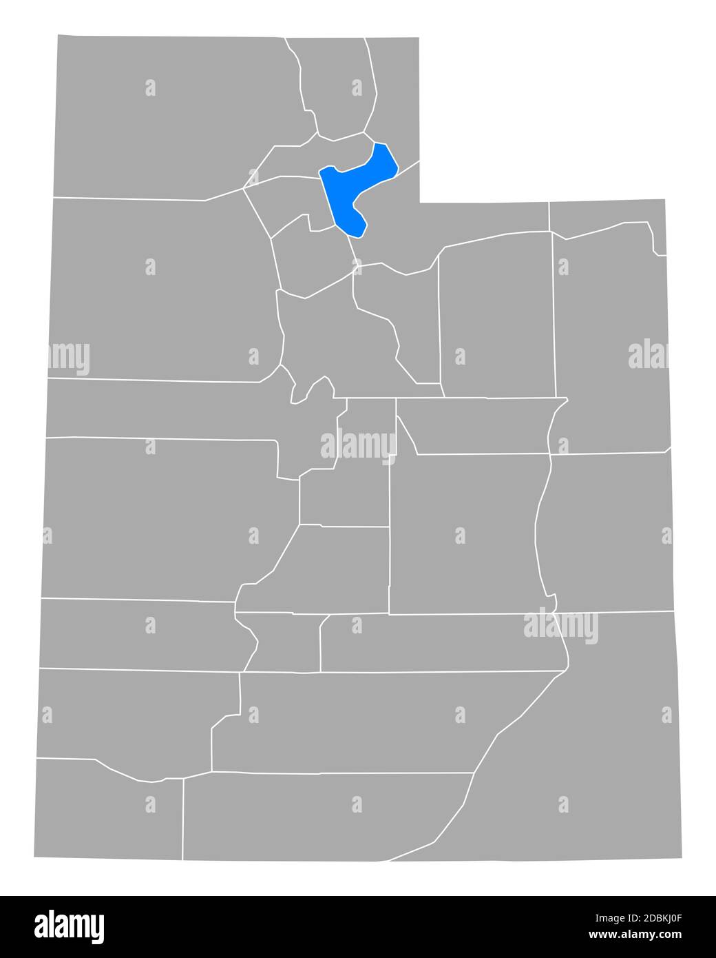 Map of in Utah Stock Photo Alamy