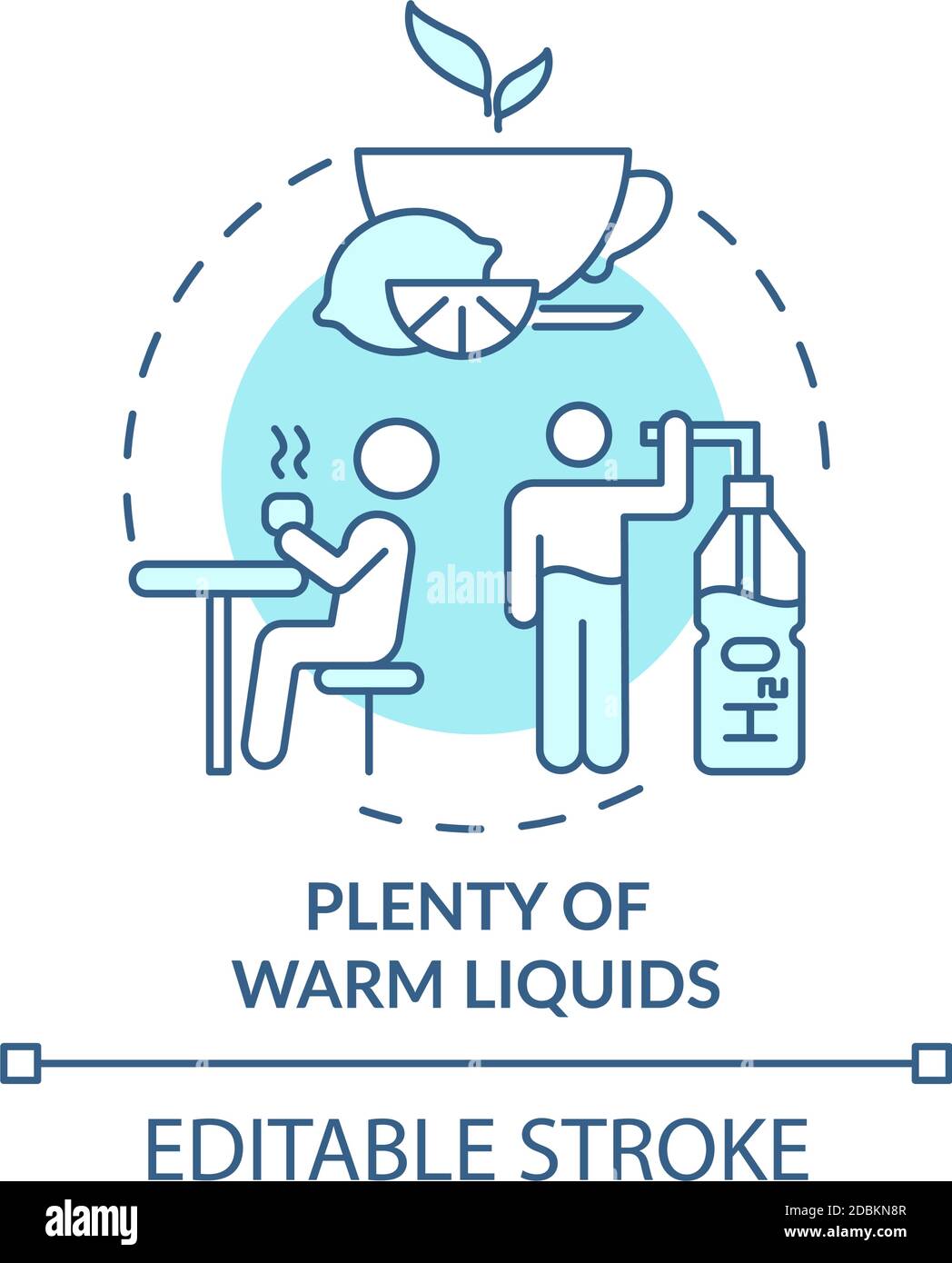 Warm liquids concept icon Stock Vector Image & Art Alamy