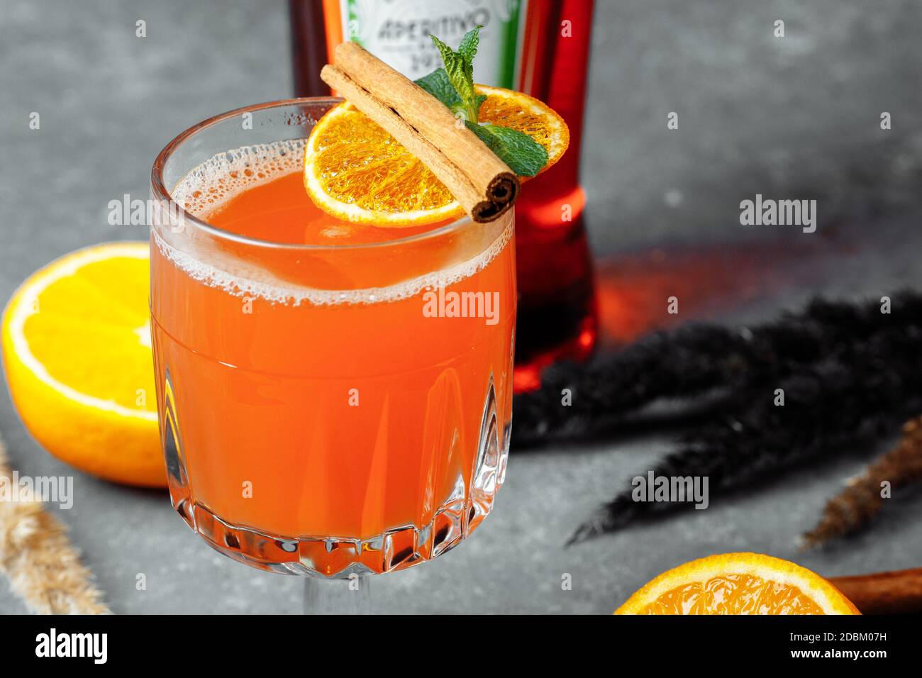 Warming winter cocktail with aperol. Hot aperol. Cocktail For New Years ...