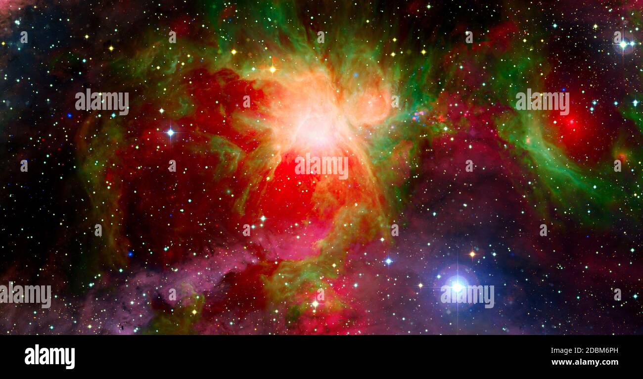Star birth in the extreme. Elements of this image furnished by NASA