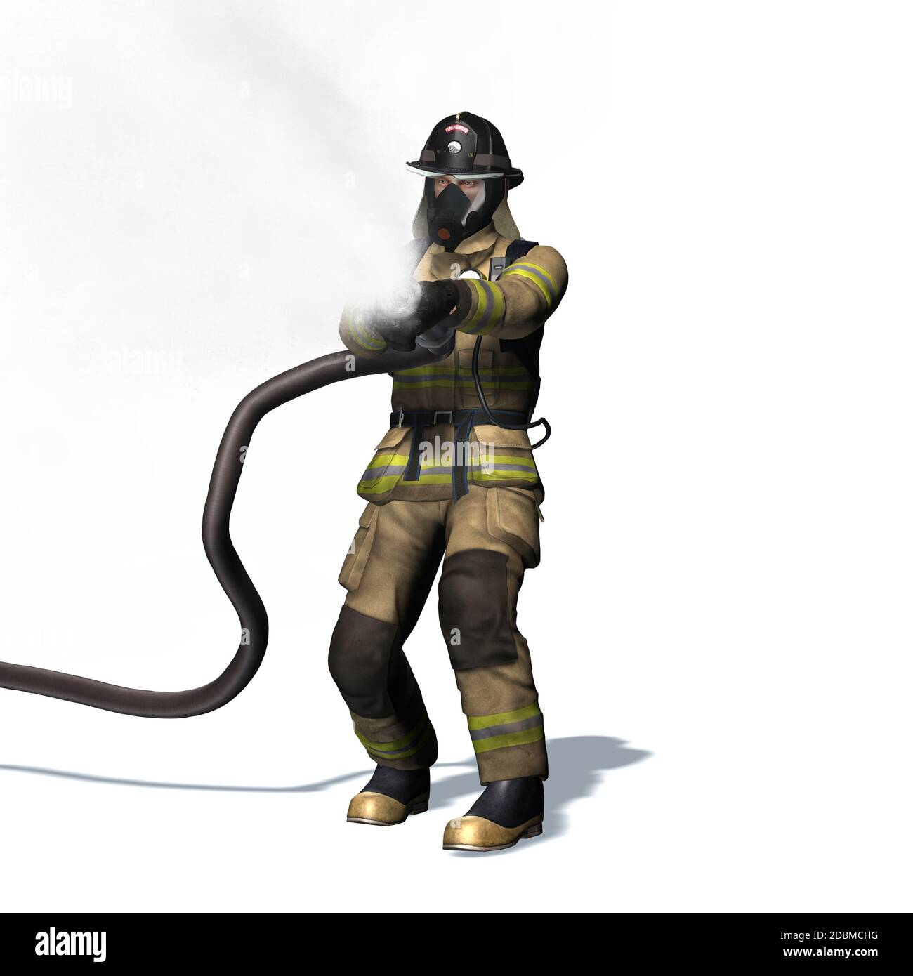 Fire fighter illustration hi-res stock photography and images - Alamy