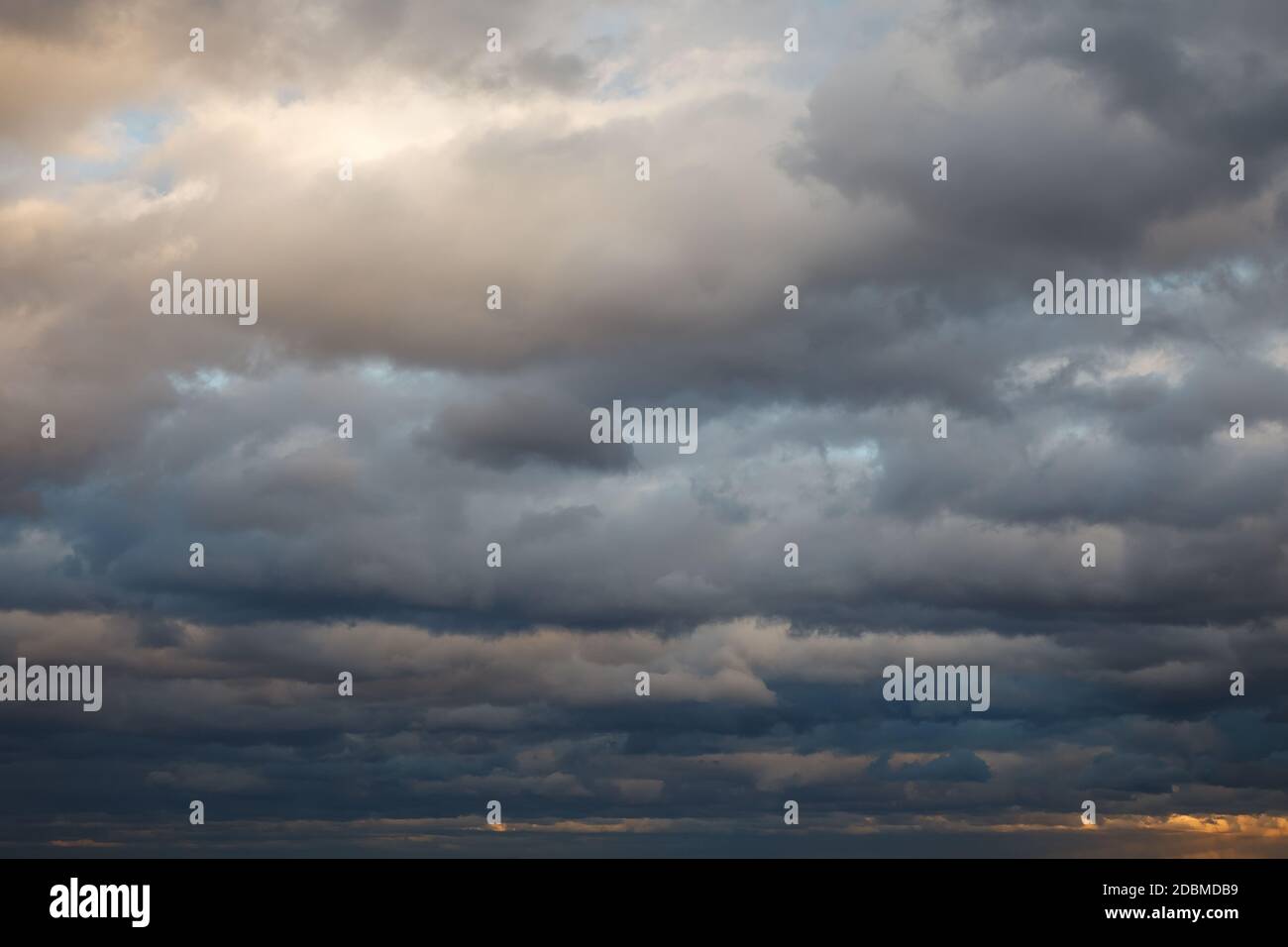 Natural background: dark stormy sky Stock Photo - Alamy