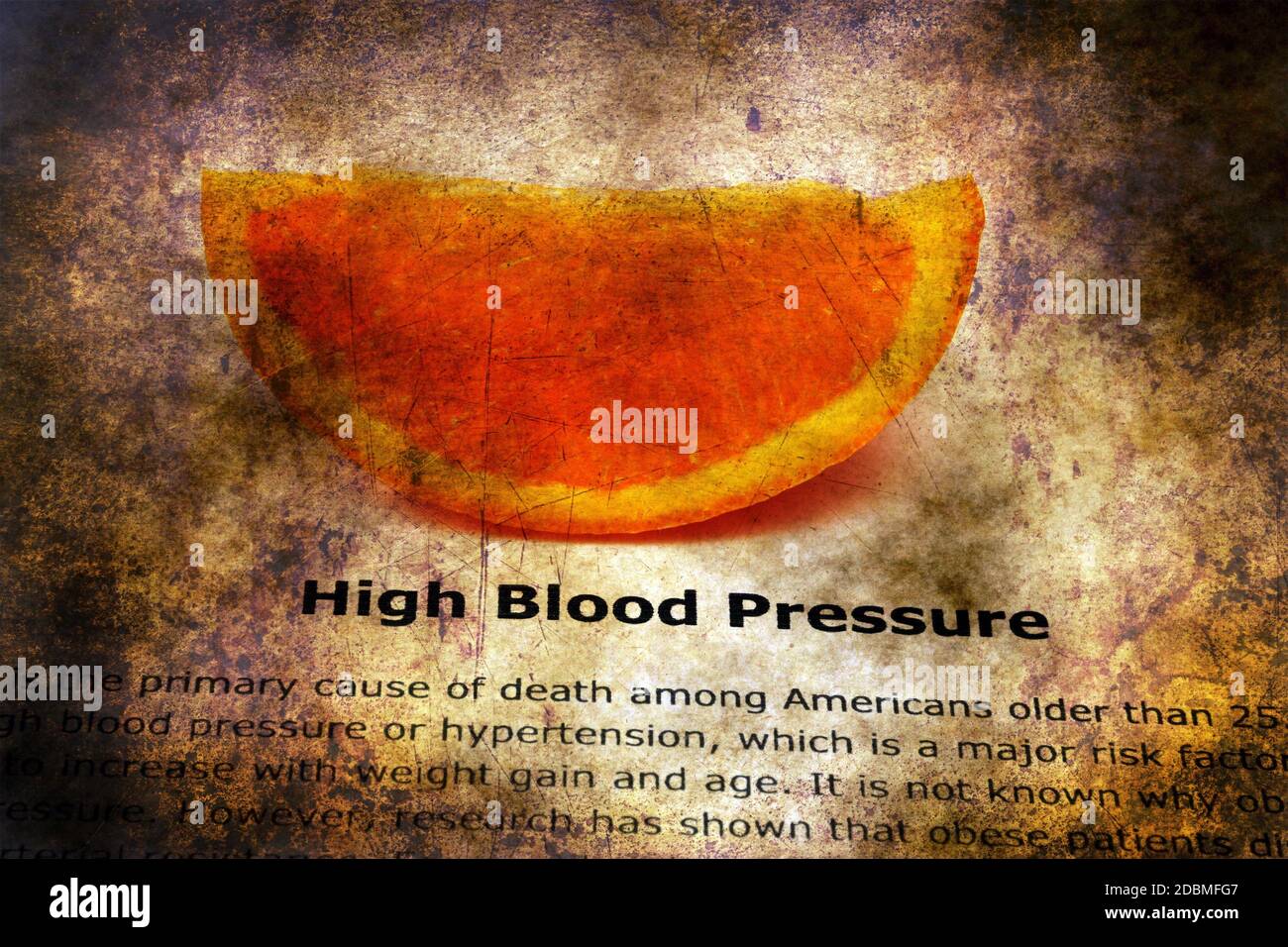 High blood pressure grunge concept Stock Photo Alamy