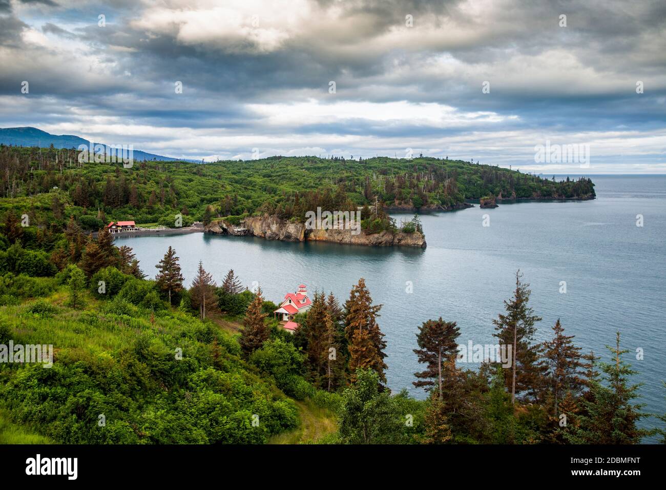 The small community of Halibut Cove near Homer in southern Alaska has