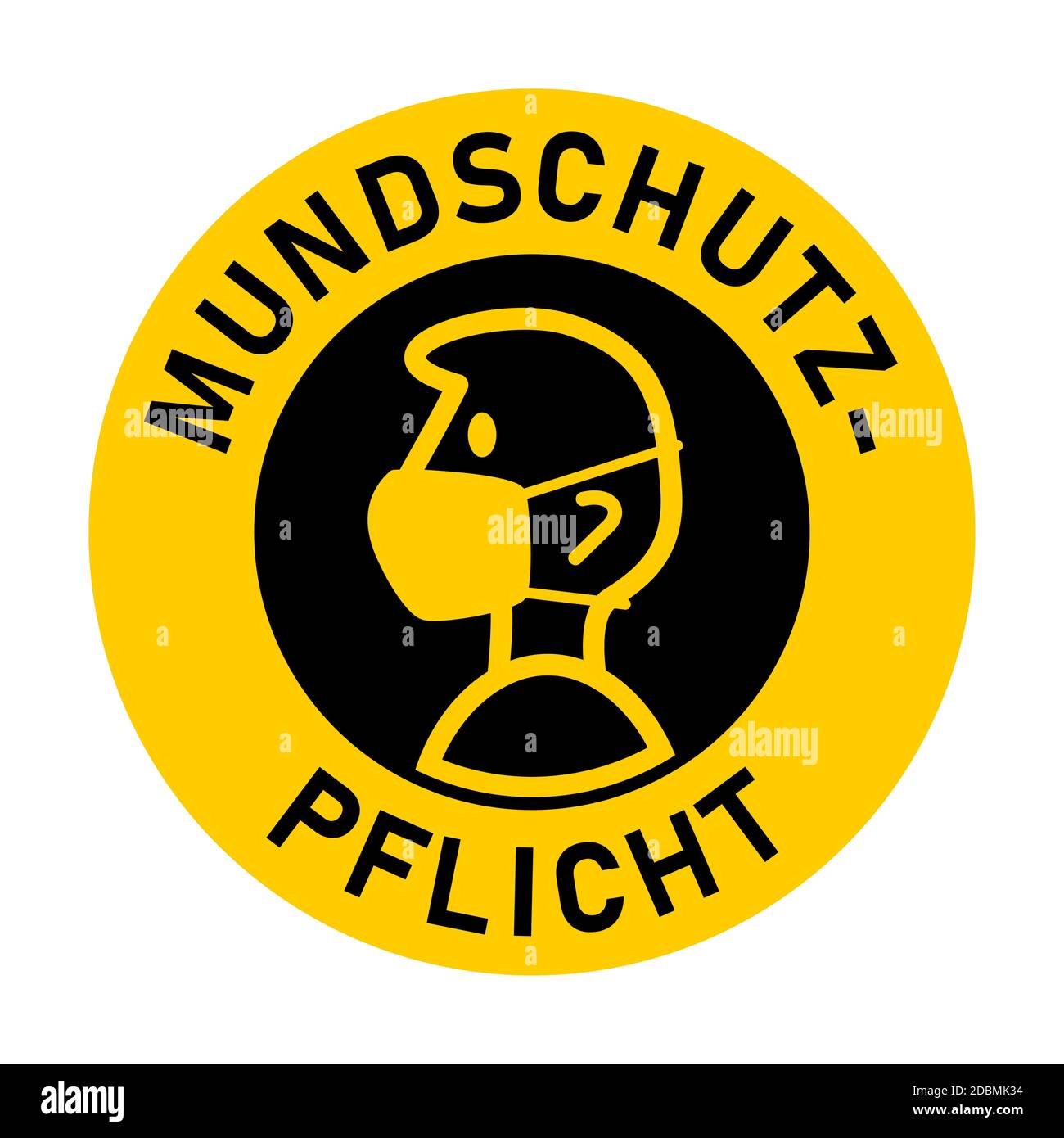 Mandatory face covering germany Stock Vector Images - Alamy