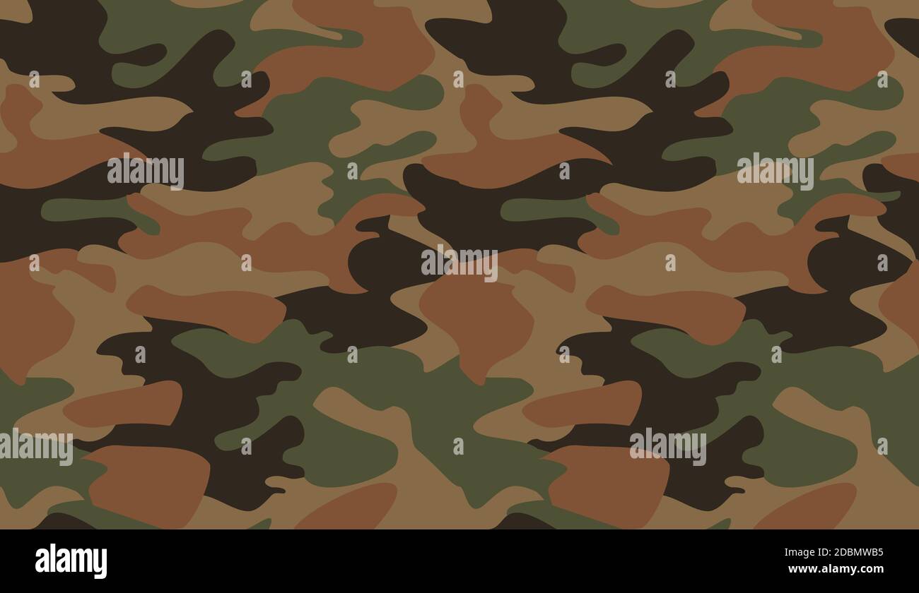 Camouflage pattern background vector. Classic clothing style masking ...