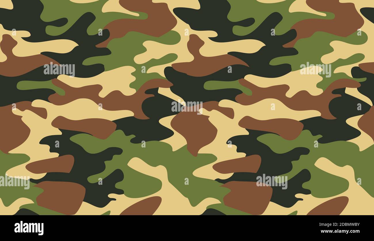Camouflage pattern background vector. Classic clothing style masking ...