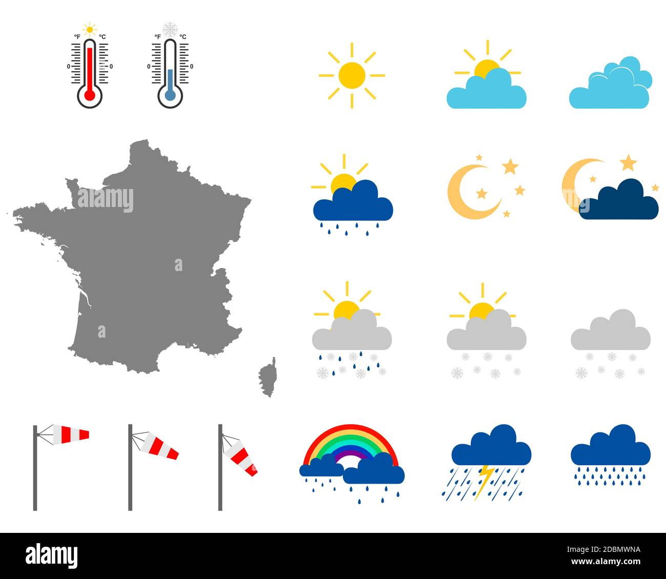 Landkarte frankreich hi-res stock photography and images - Alamy