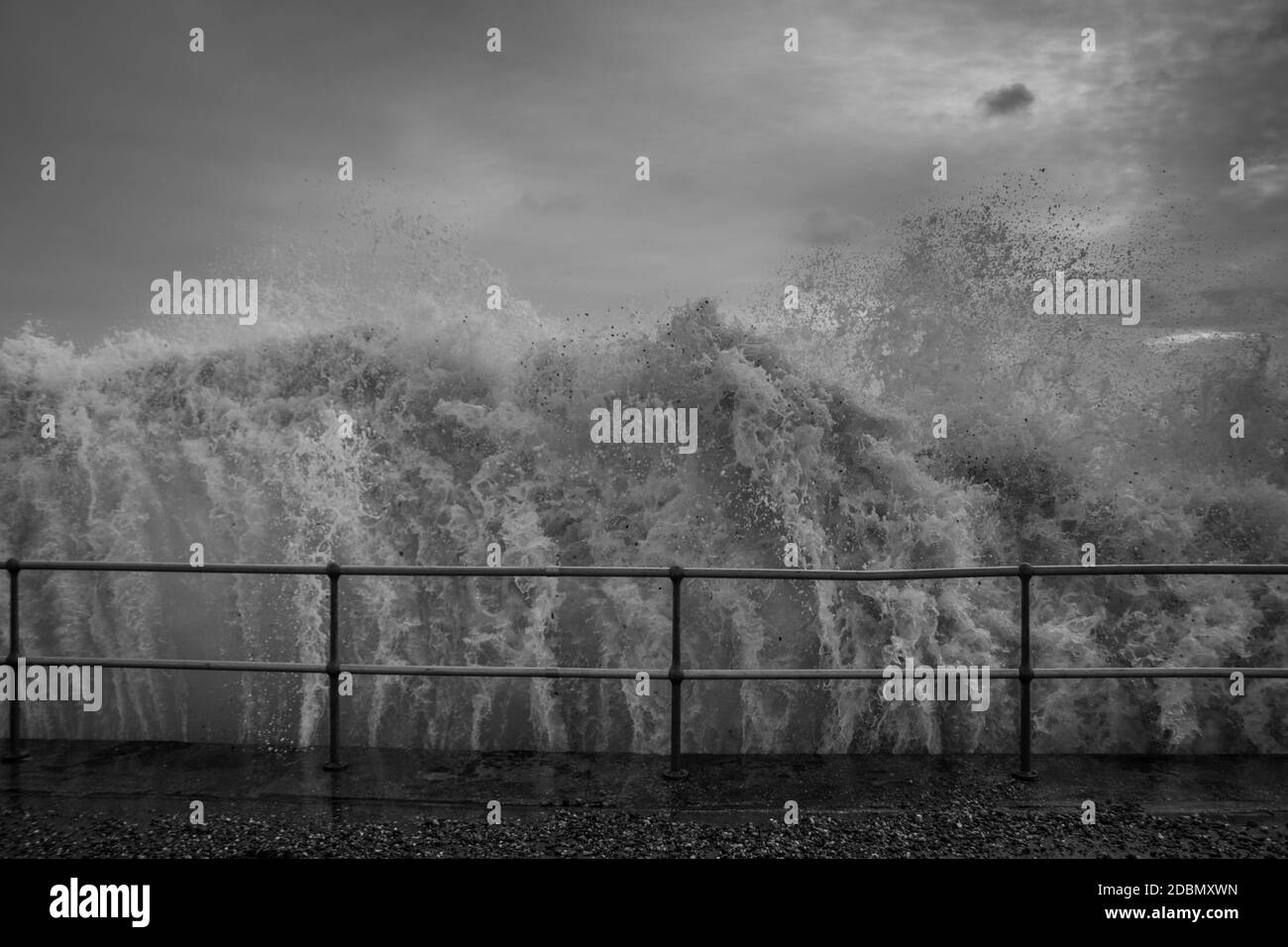 High tide in Bognor Regis, West Sussex, UK Stock Photo Alamy