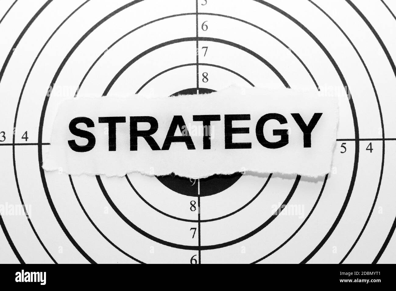 Strategy target Stock Photo