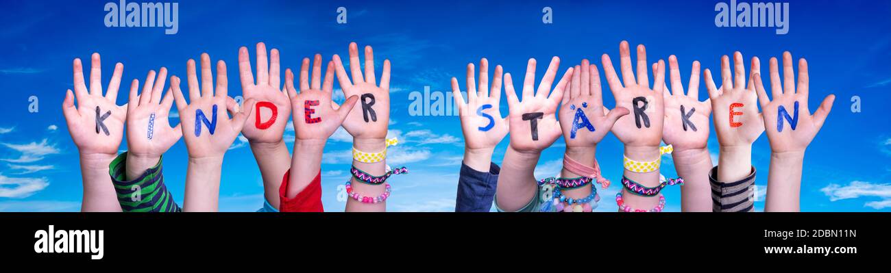 Word hands team people letters baby hi-res stock photography and images ...
