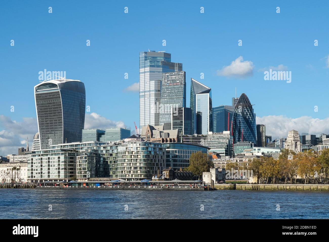 Skyscrapers in the City of London, England United Kingdom UK Stock ...