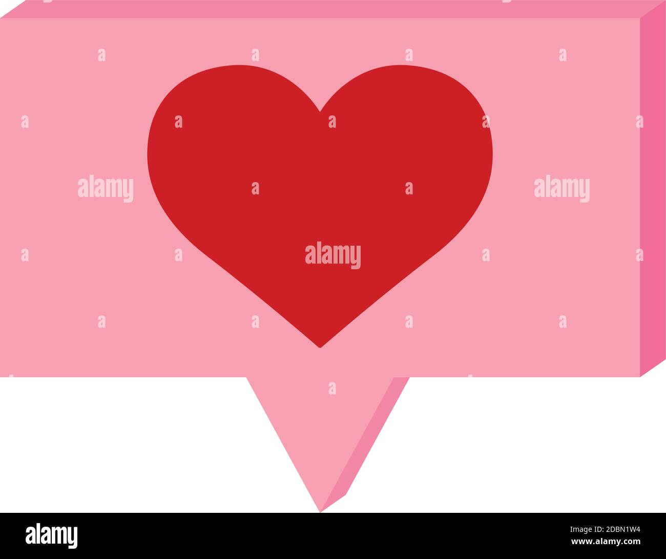 Love romantic message in Stock Vector Images - Alamy