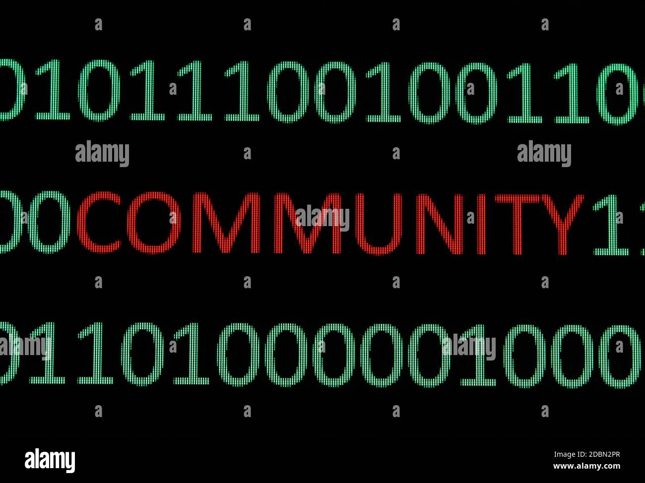 Web community Stock Photo