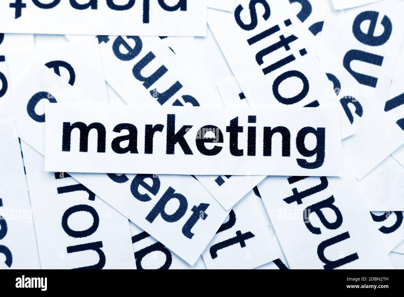 Marketing word cloud Stock Photo