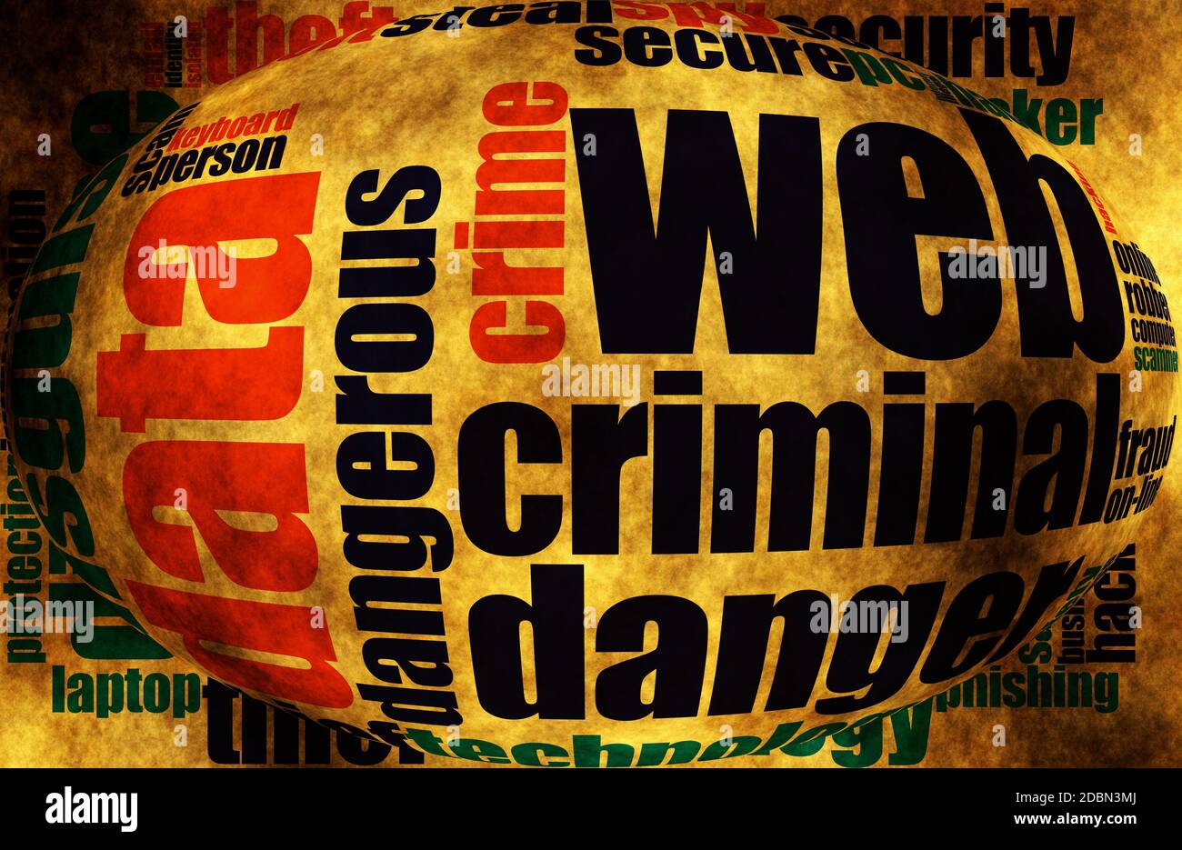 Web fraud word cloud Stock Photo - Alamy