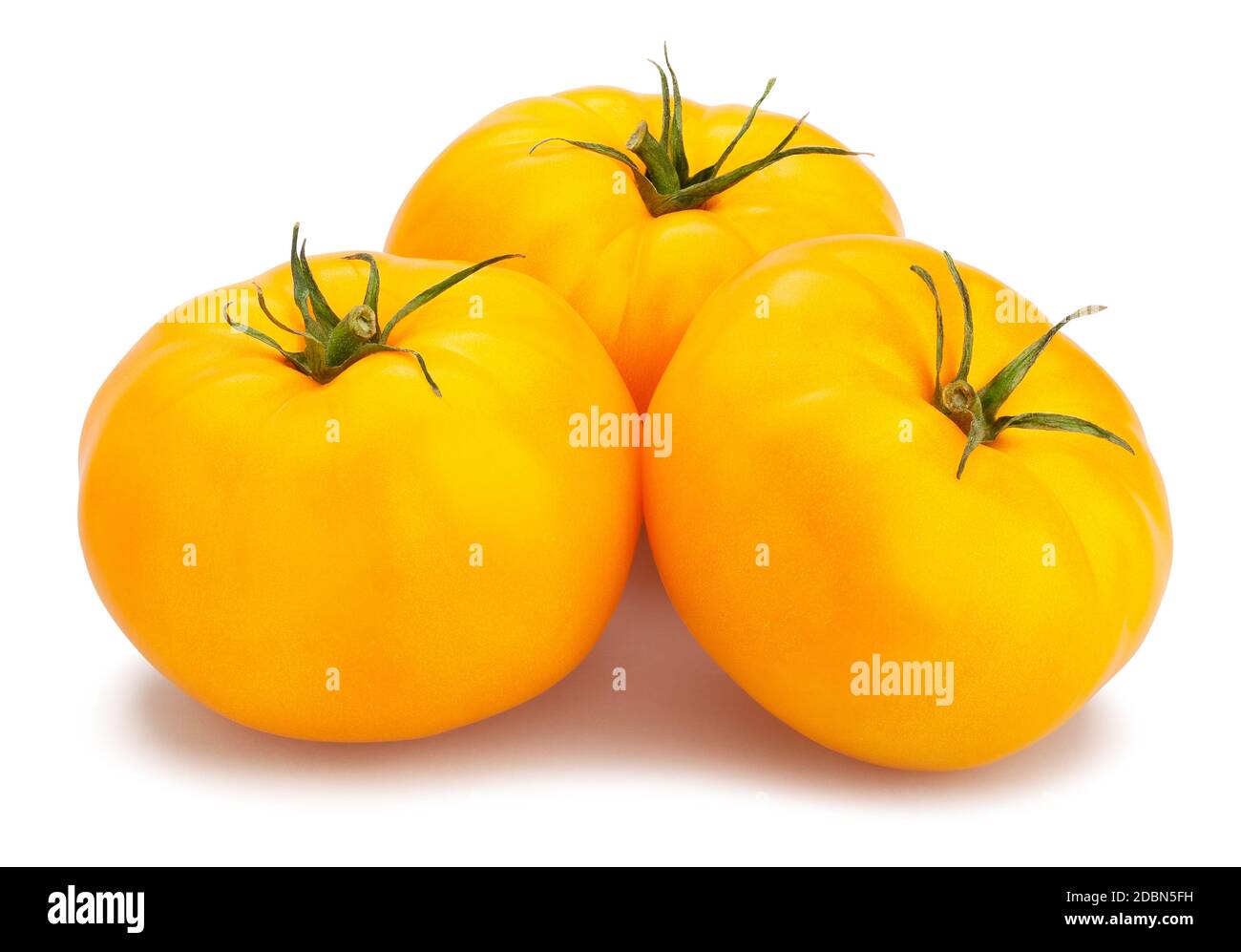 yellow tomato path isolated on white Stock Photo Alamy