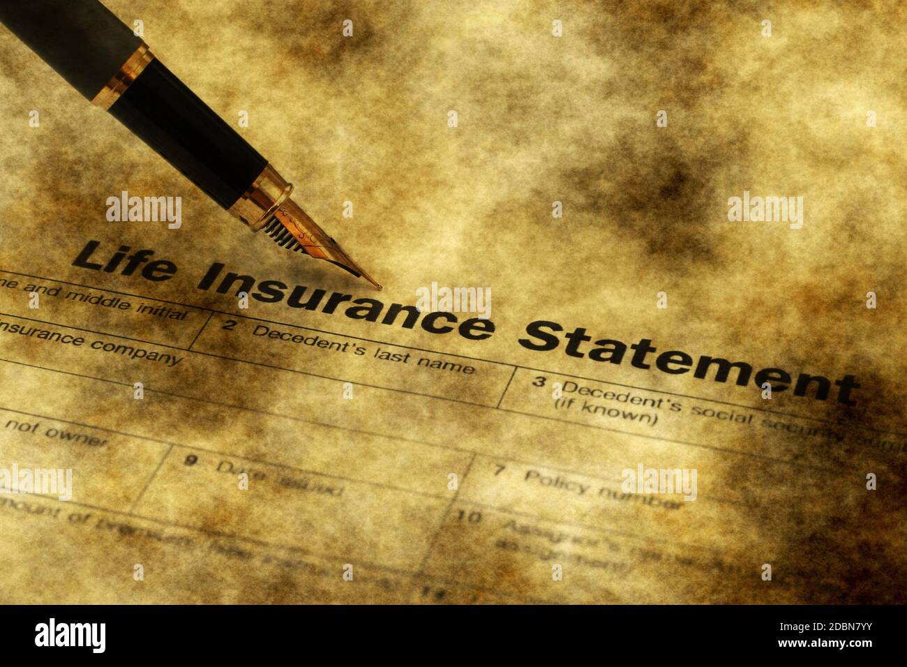 Car insurance policy grunge hi-res stock photography and images - Alamy