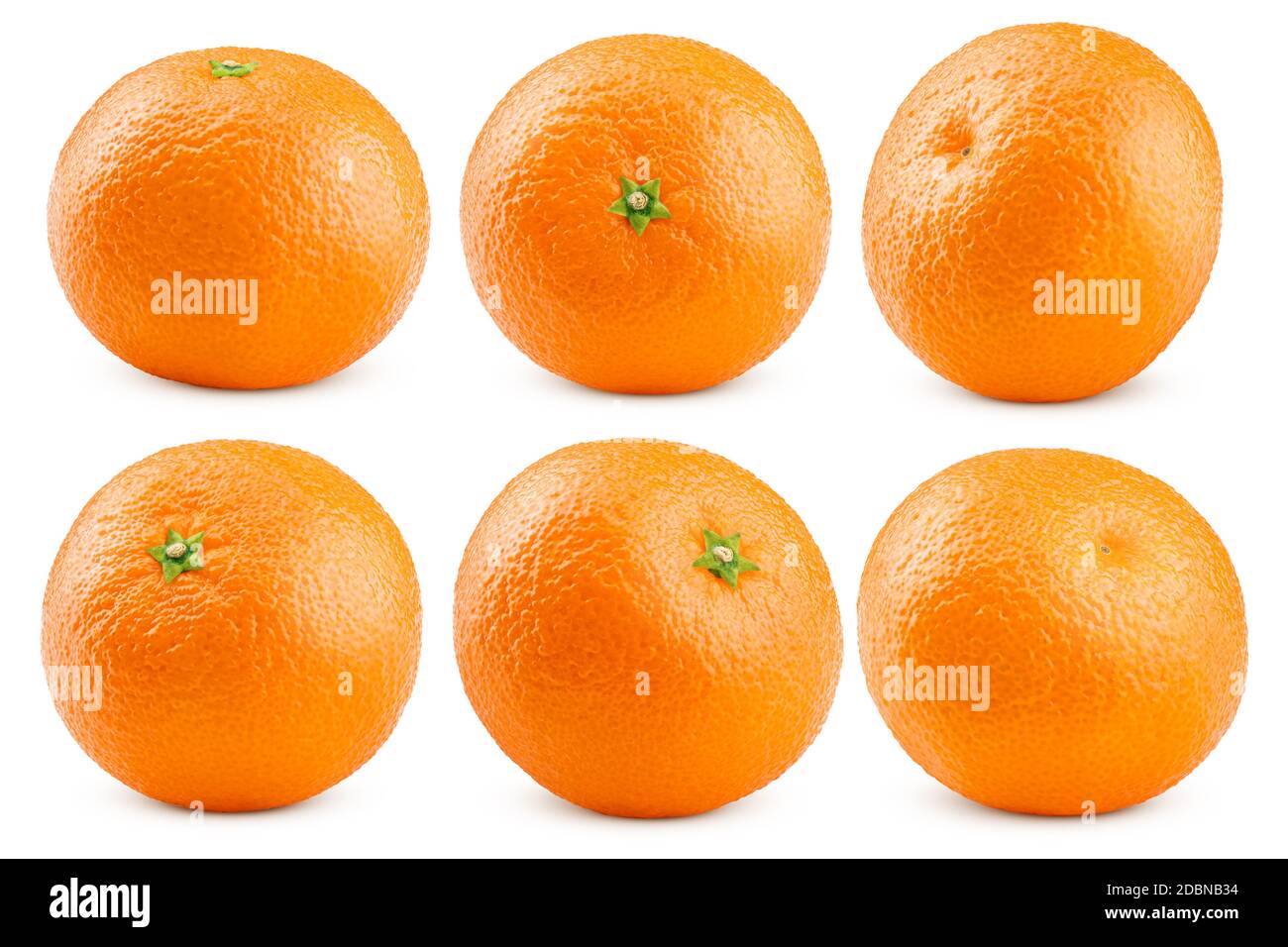 mandarin, tangerine, isolated on white background, clipping path 