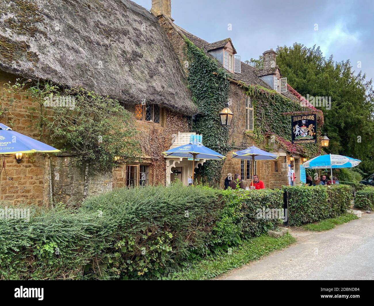 The Falkland Arms, Great Tew, Oxfordshire, England, United Kingdom Stock Photo