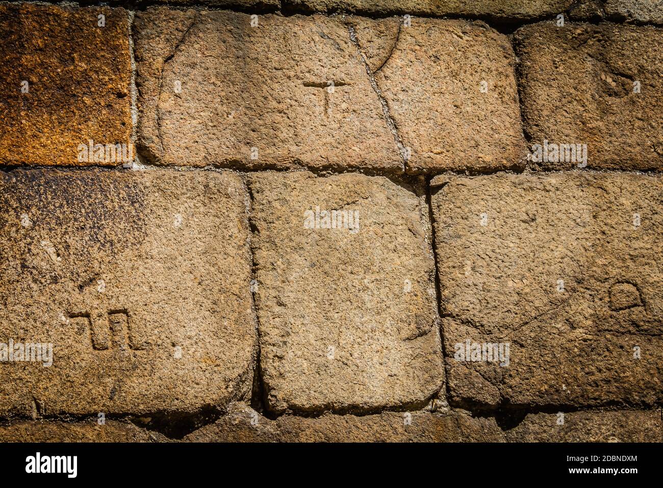 Masons marks on stones identified the stonemason so they would be paid