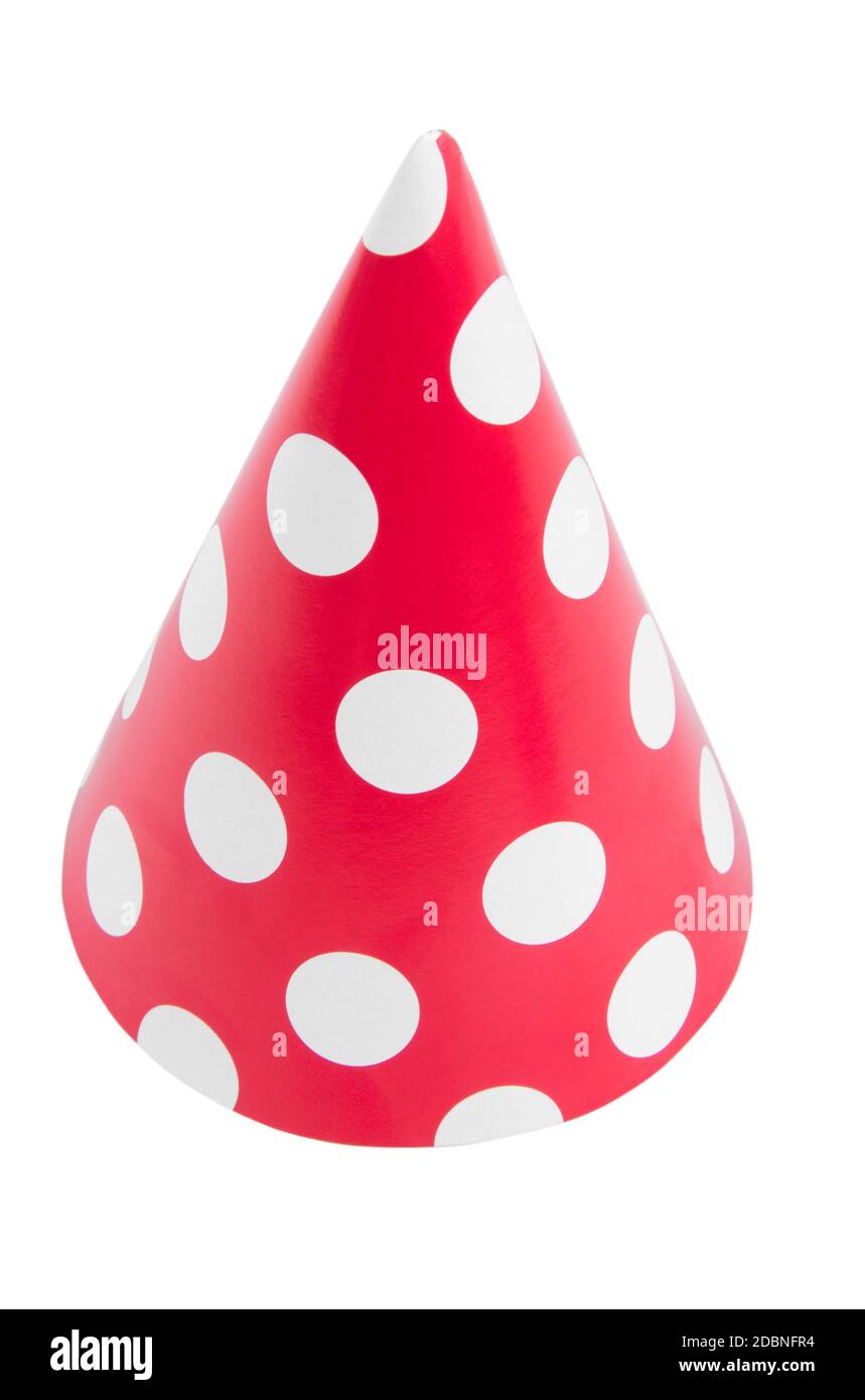 funny party hat isolated on white Stock Photo Alamy