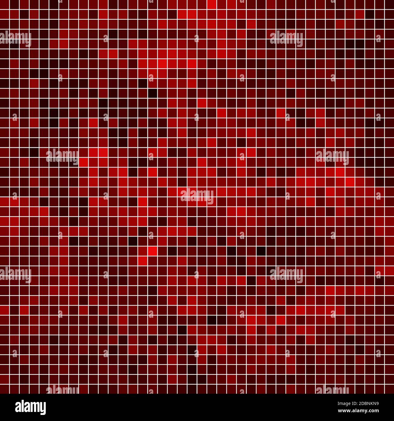 abstract square pixel mosaic background - red Stock Photo - Alamy
