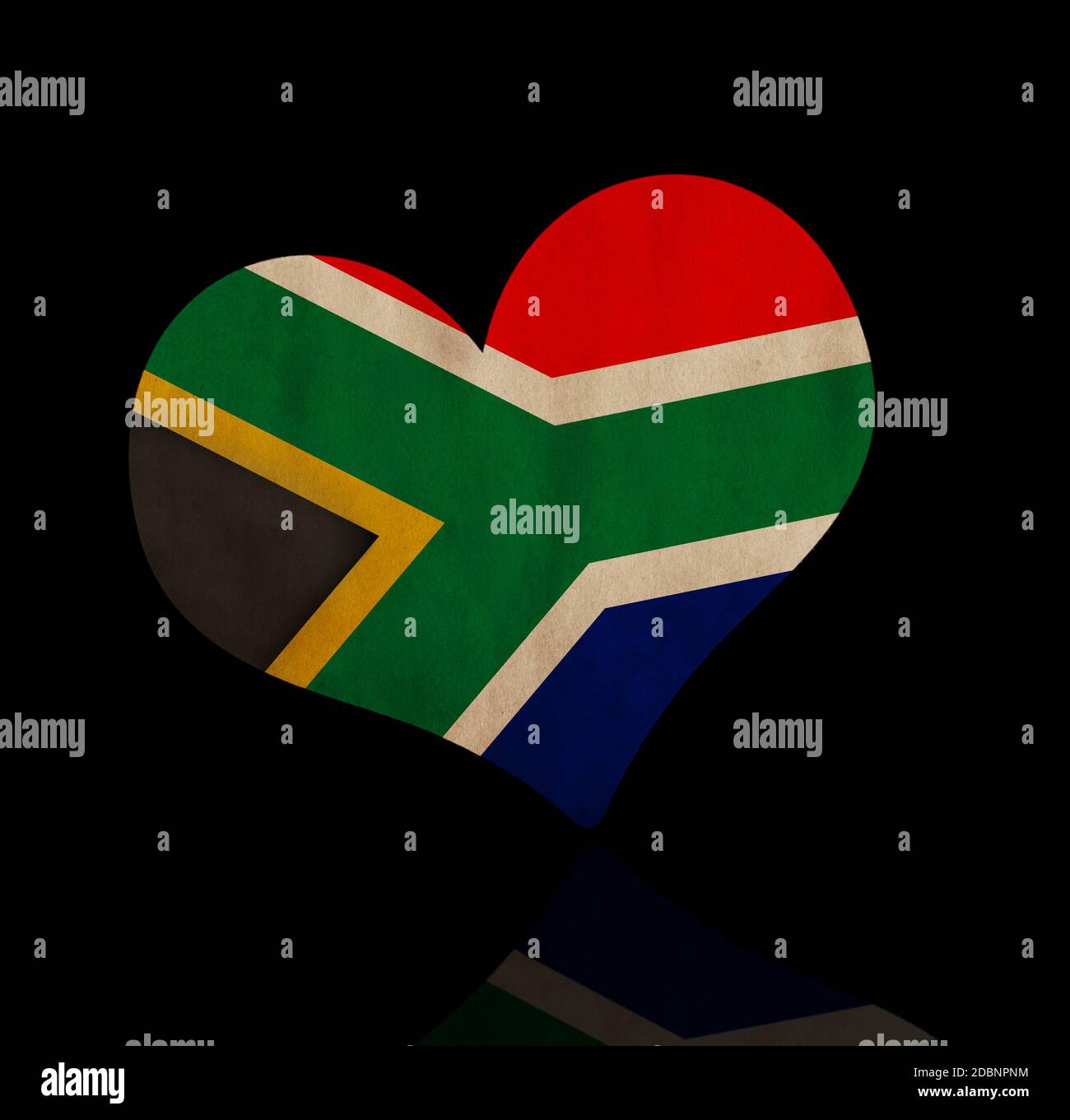 Glossy flag south africa hi-res stock photography and images - Alamy