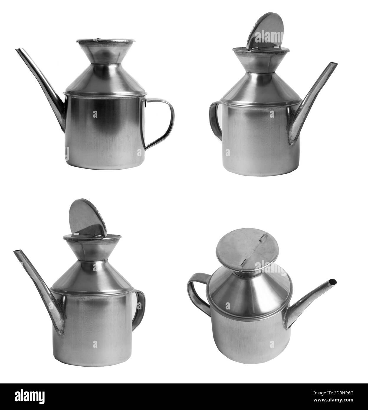 old metal kettles collection Stock Photo Alamy
