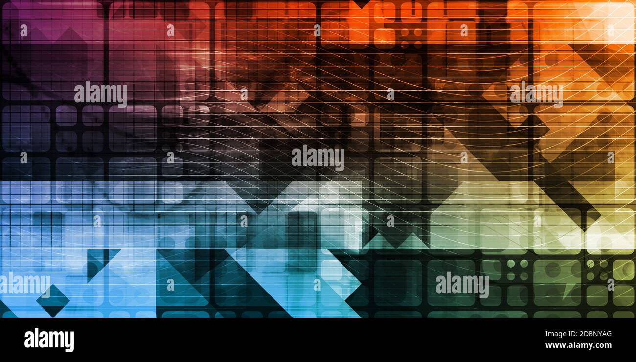 Technology Theme or Themed Background with Binary Data Stock Photo