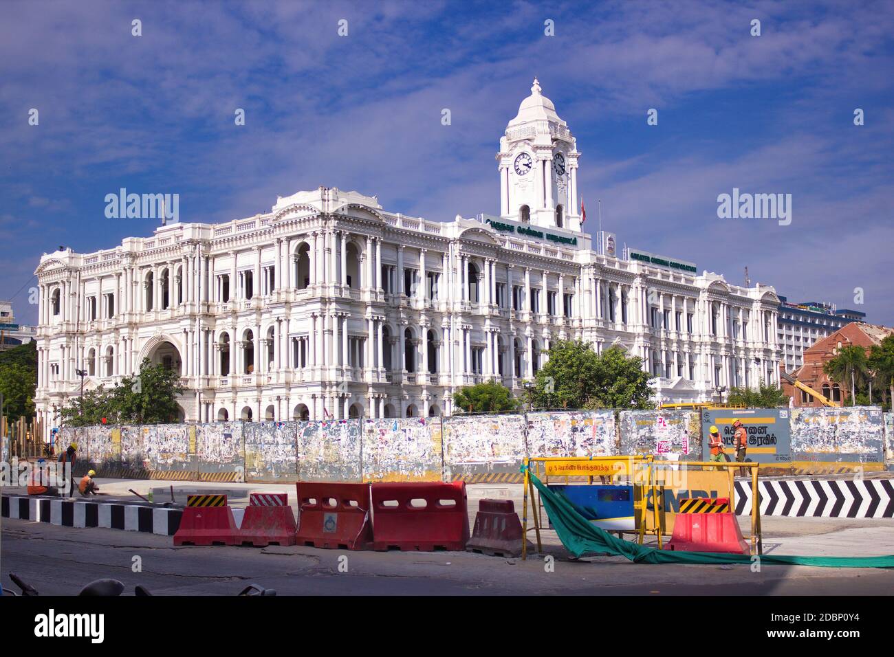 Chennai, India - October 29, 2020: Greater chennai corporation building