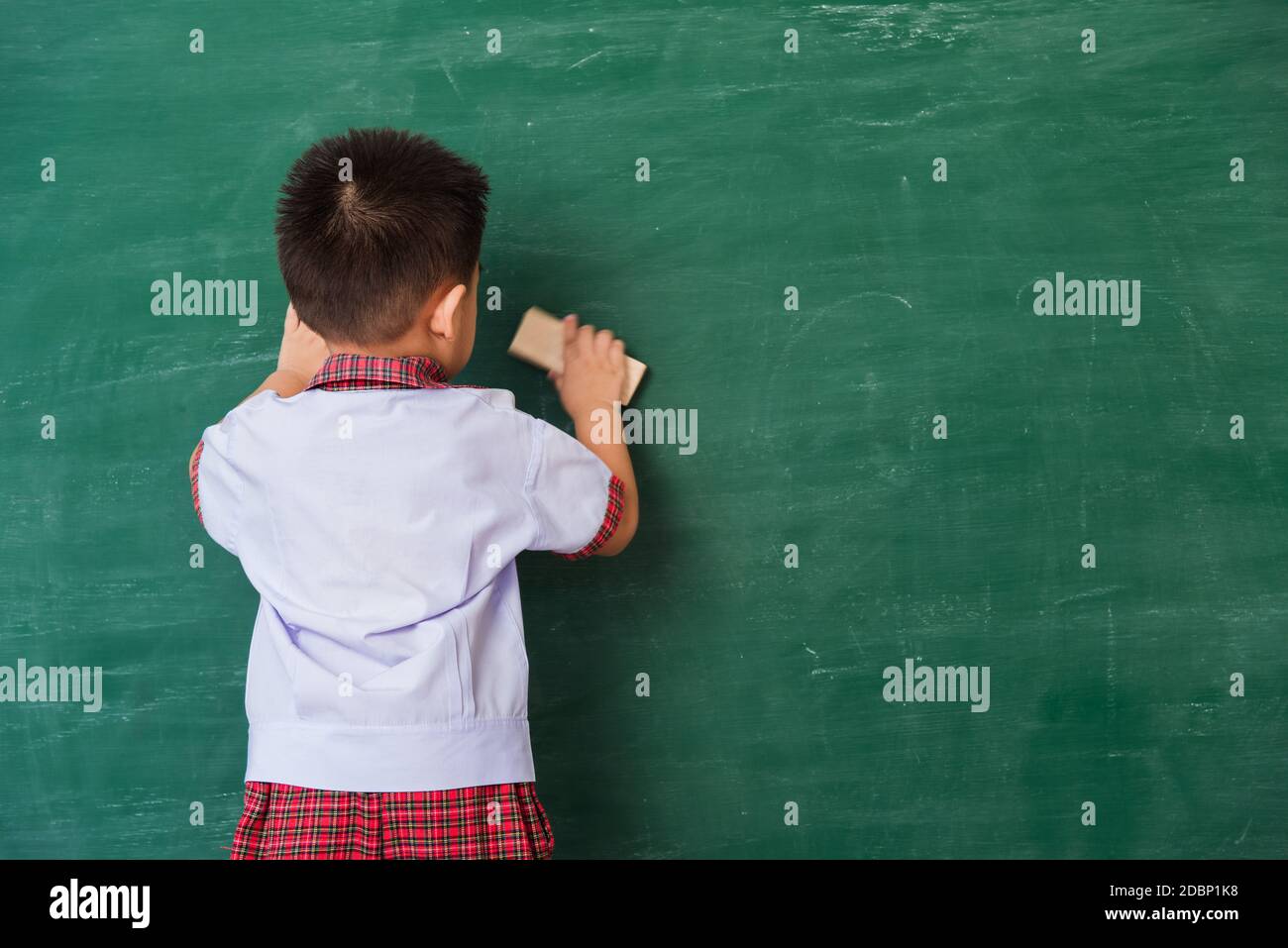 Child erase blackboard hi-res stock photography and images - Alamy