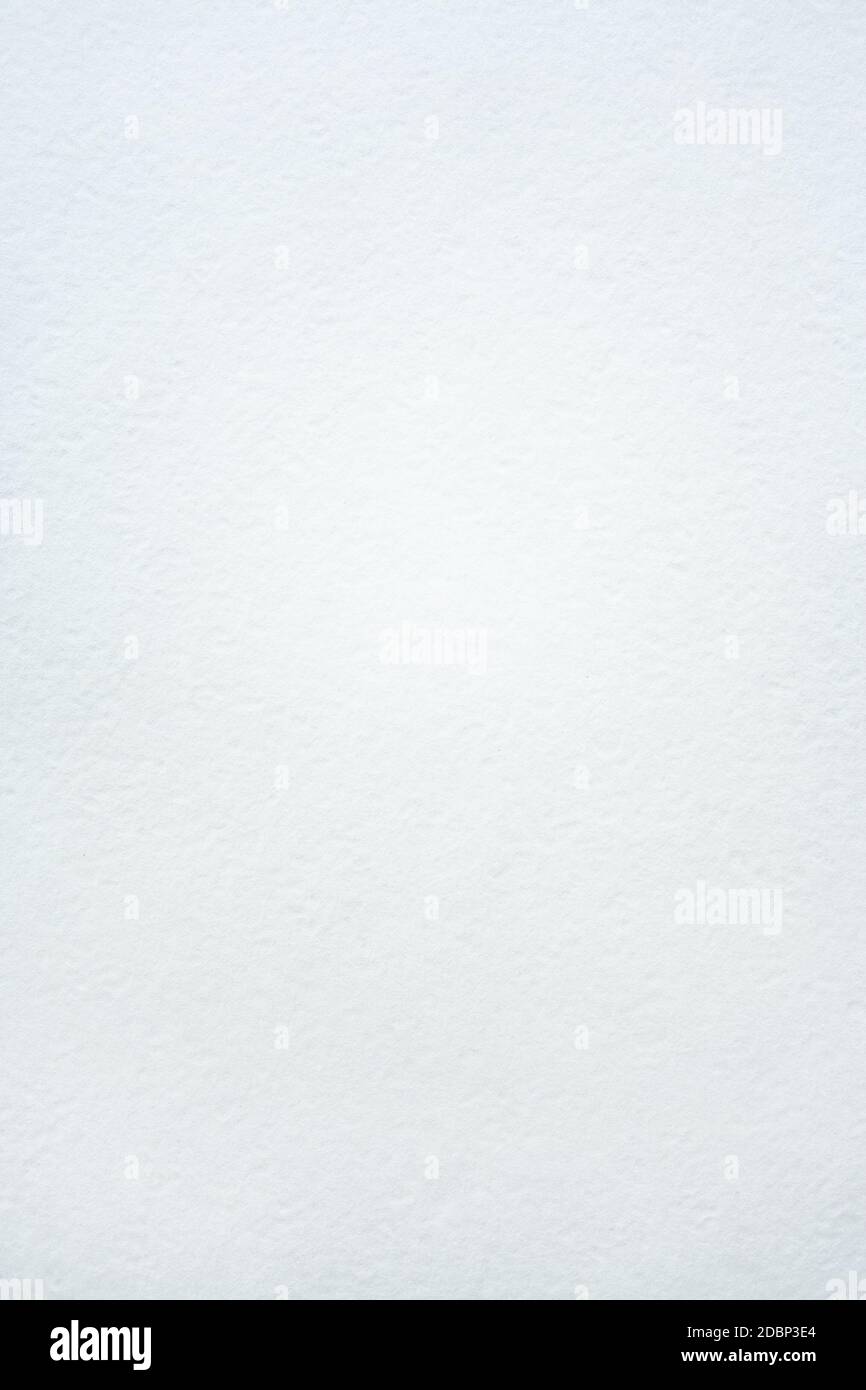 White grain paper texture background. White whatman texture Stock Photo