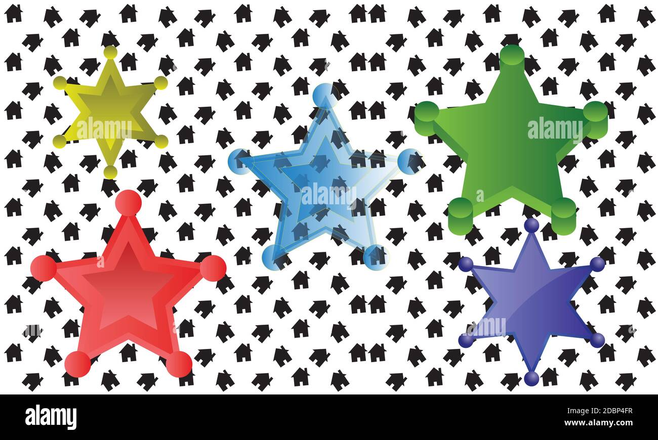 abstract stars on art design background Stock Photo - Alamy