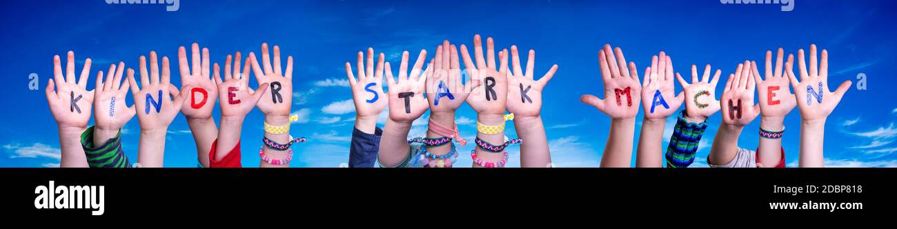 Word hands team people letters baby hi-res stock photography and images ...