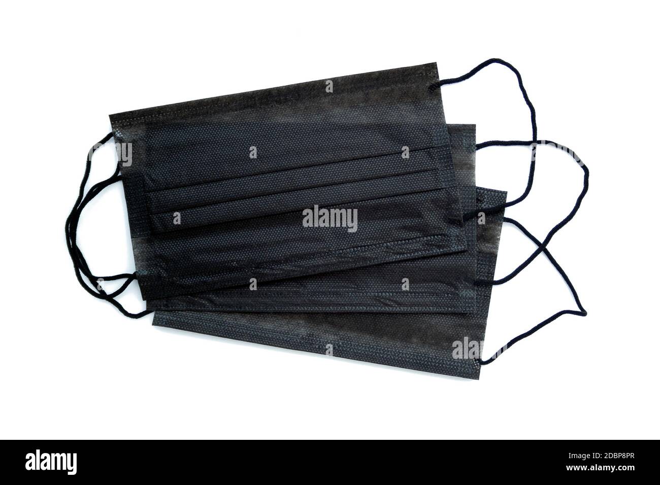 Black medical masks hi-res stock photography and images - Alamy