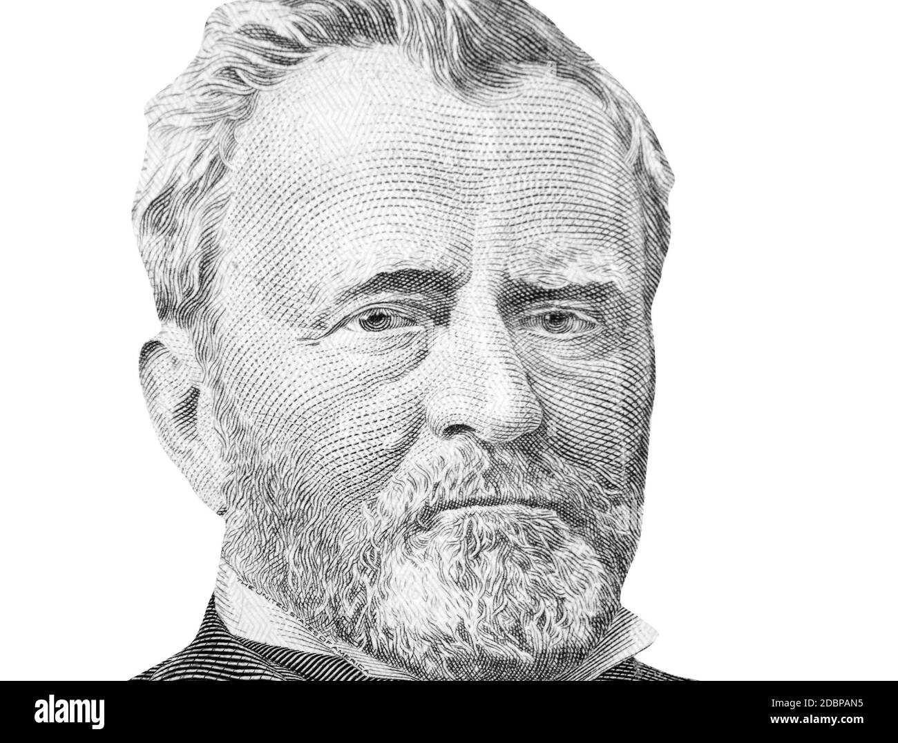 Fifty dollar bill Black and White Stock Photos & Images - Alamy