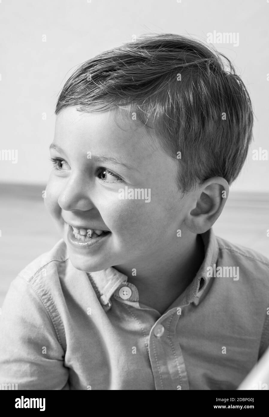 Funny little boy portrait Stock Photo - Alamy