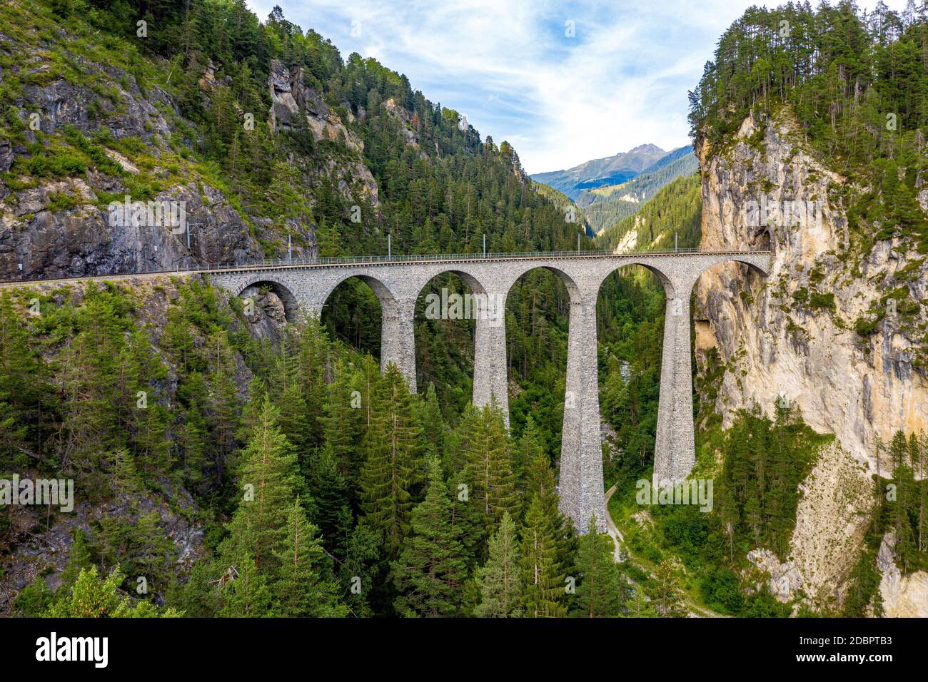 Filisur Famous viaduct near Filisur in the Swiss Alps called Landwasser Viaduct ...