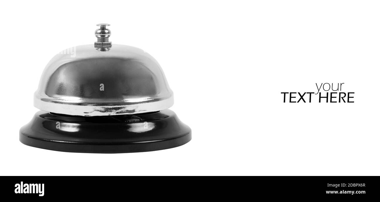 Ring bell with the copy space Stock Photo Alamy