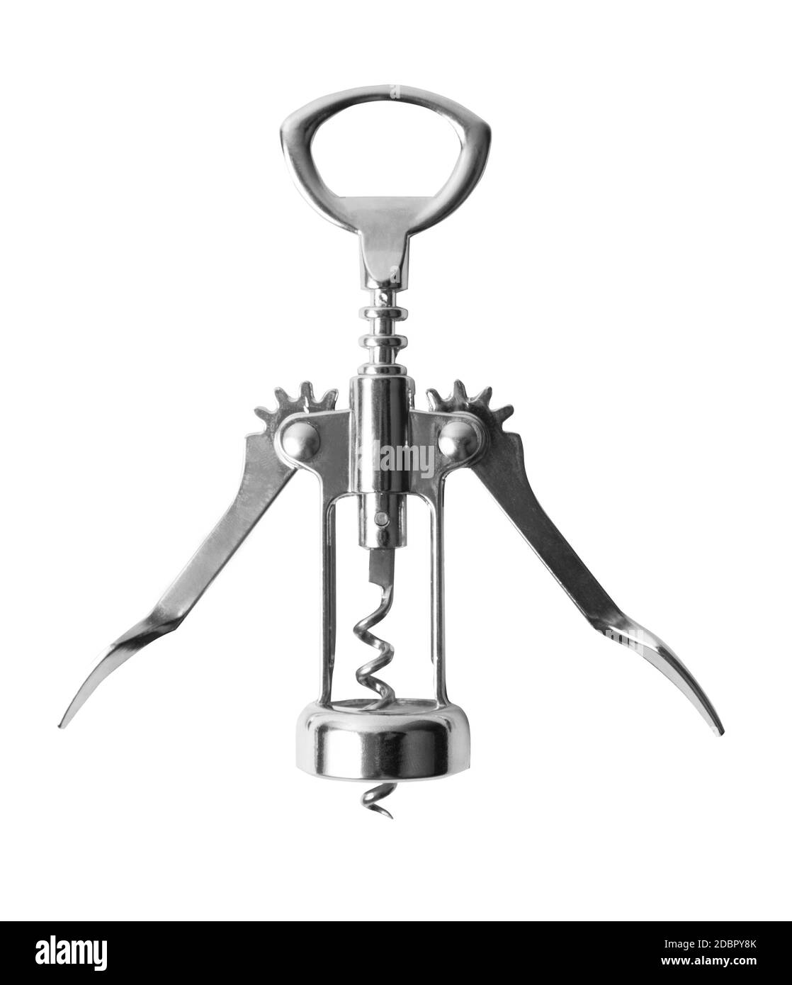 Bottle cork opener isolated on white Stock Photo Alamy