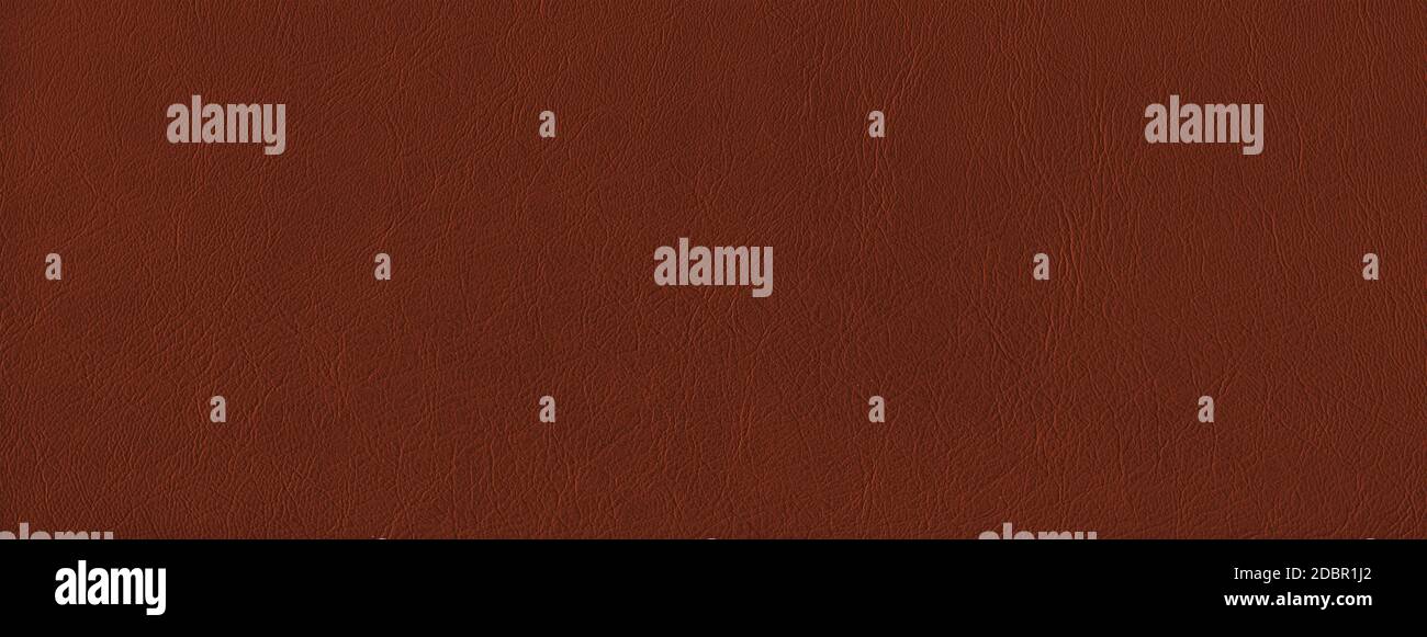 Brown leather texture background. Natural material banner. Stock Photo
